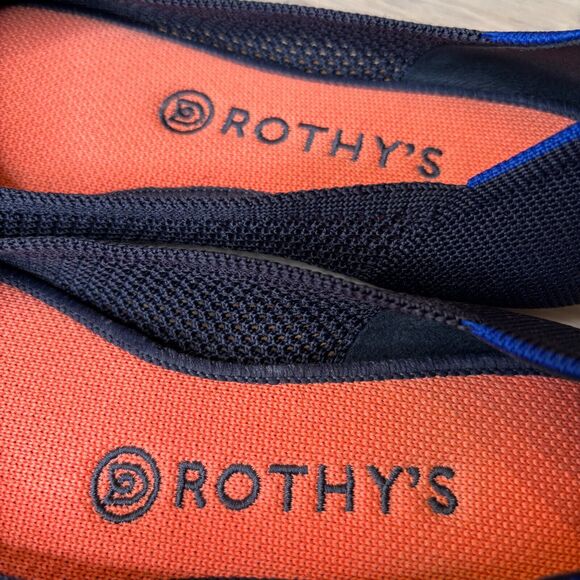 Rothy’s‎ Women's Navy Blue Honeycomb Luxury Ballet Flats US Size 8 - Picture 6 of 8